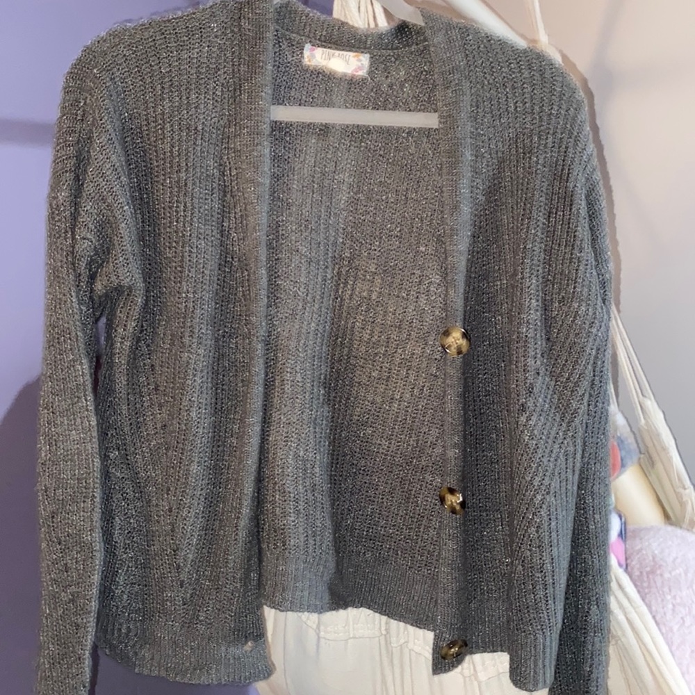 cardigan with button detailing